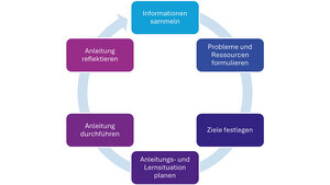 Prozessdiagramm zur Praxisanleitung