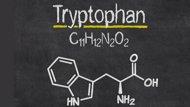 Chemische Formel von Tryptophan