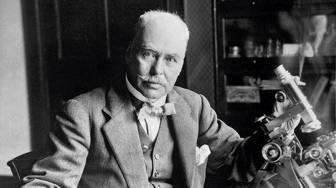 Titebild zum Beitrag über Leben und Werk von Sir Ronald Ross (1857–1932)