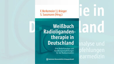 Buchcover des Weißbuches zur Radioligantentherapie 