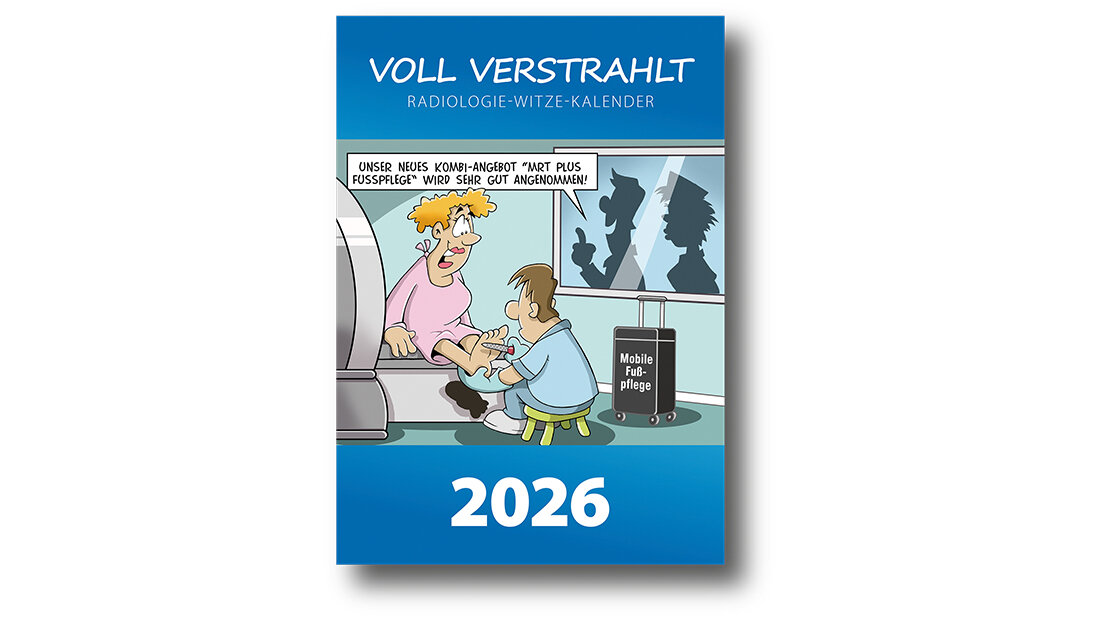 Radiologie-Witze-Kalender Cover des Radiologie-Witze-Kalenders