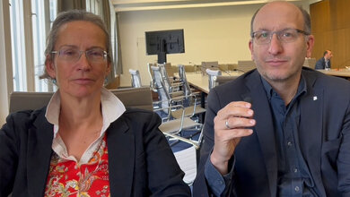 Interview mit Dr. Jens Heufelder und Prof. Dr. Andrea Denker.