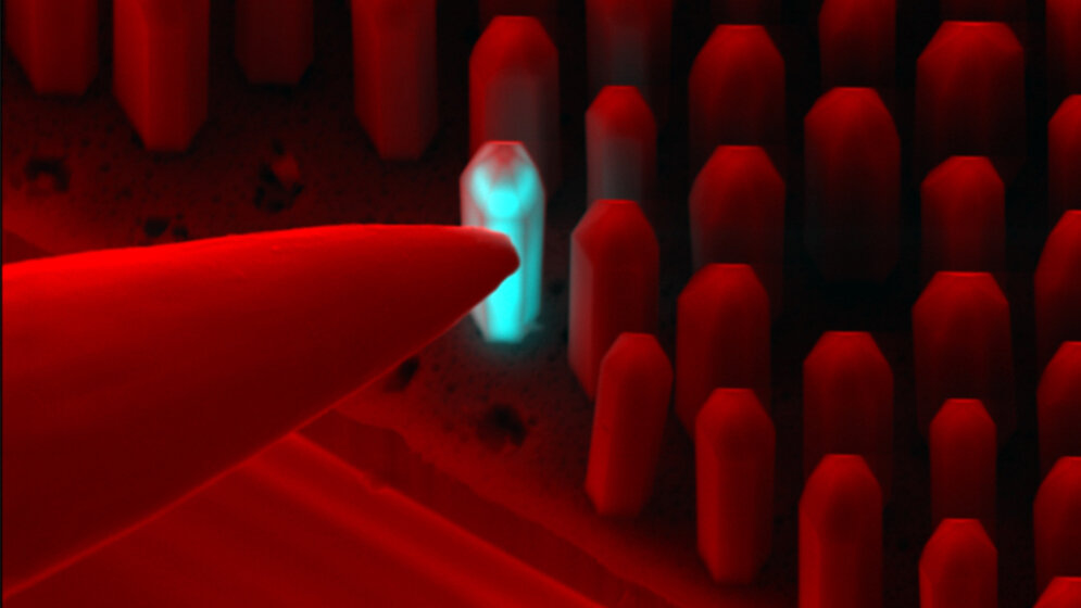 3D-LED aus Galliumnitrid 