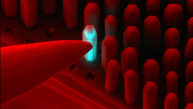 3D-LED aus Galliumnitrid 
