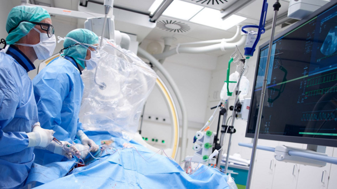 Katheterlabor mit modernster Medizintechnik 