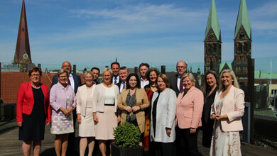 Gruppenfoto zur 90. Gesundheitsministerkonferenz 2017