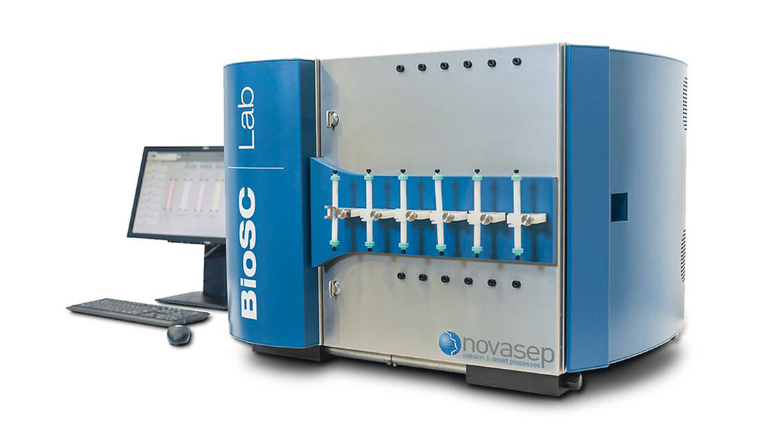 Übernahme der Novasep-Chromatografie-Sparte Foto eines Novasep-Chromatografen