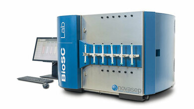 Foto eines Novasep-Chromatografen