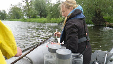 Nadine Heuer-Olewinski bei der Arbeit