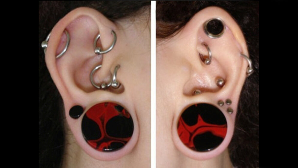diverse Piercings