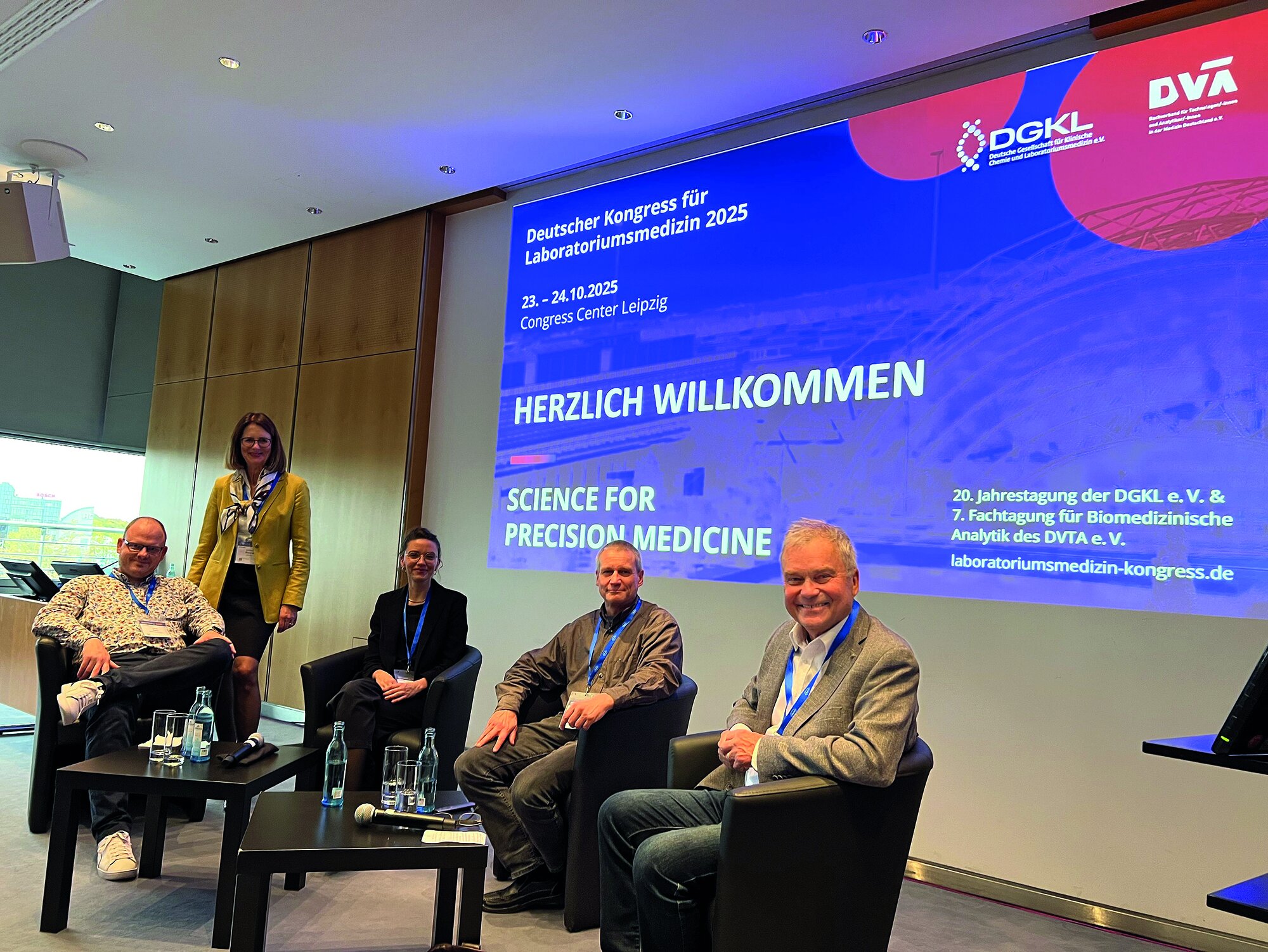 Teilnehmer der Podiumsdiskussion Referenzintervalle und Entscheidungsgrenzen in der praktischen Anwendung