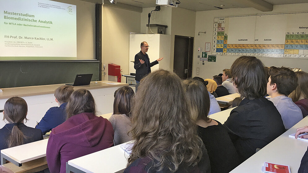 Veranstaltungen MTA-Ausbildung trifft Beruf am Lette Verein Berlin