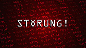 Grafik mit der Meldung „Störung!“