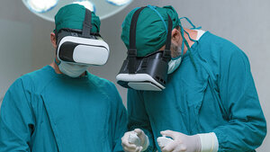 Title picture of the expert article about the prospects of virtual reality in radiology