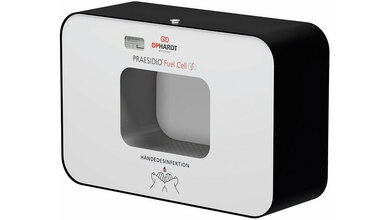 Foto des Händedesinfektionsmittelspenders PRAESIDIO®  Fuel Cell