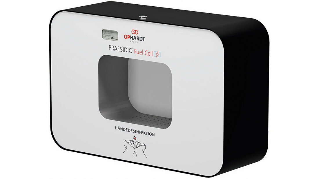 Foto des Händedesinfektionsmittelspenders PRAESIDIO®  Fuel Cell