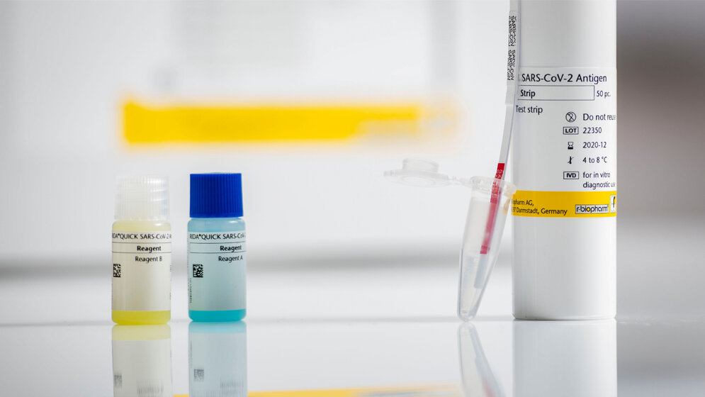 Der Antigen-Schnelltest von R-Biopharm.