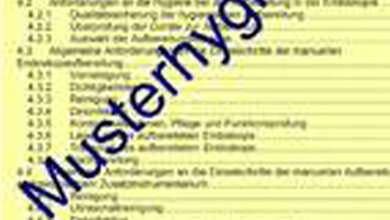 Hygiene in gastroenterologischen Praxen