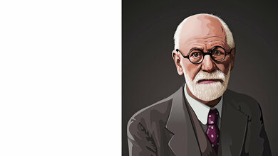 Porträt Sigmund Freud