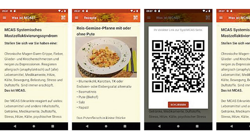 Software App: Systemisches Mastzellaktivierungssyndrom MCAS