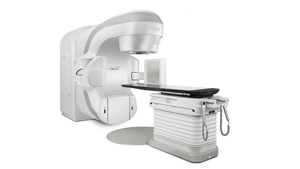 Radiotherapy of left-sided breast cancer in deep inspiration breath hold (DIBH)