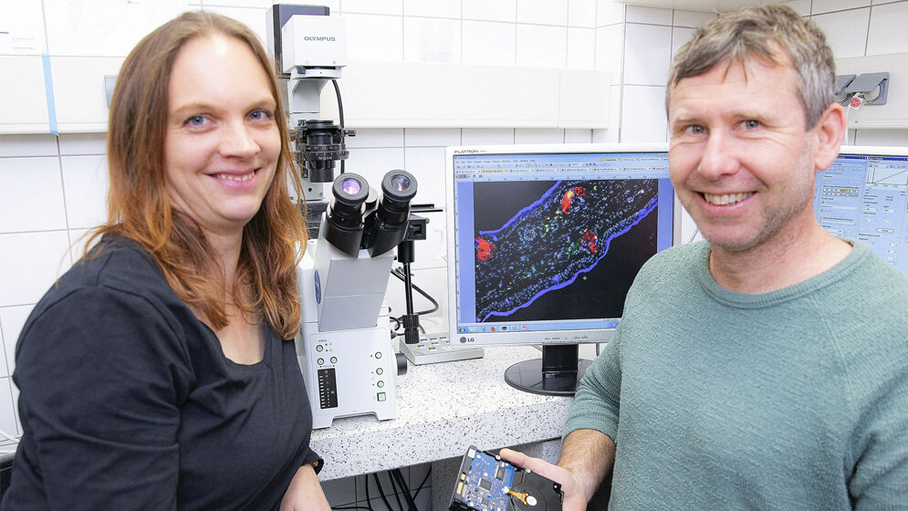 Dr. Inga Sandrock und Professor Dr. Immo Prinz 