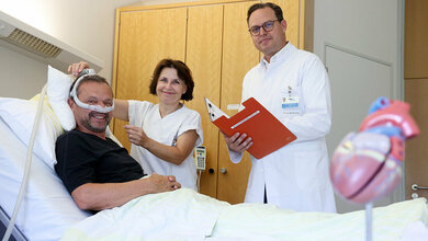 Atempausen Herzinfarkt