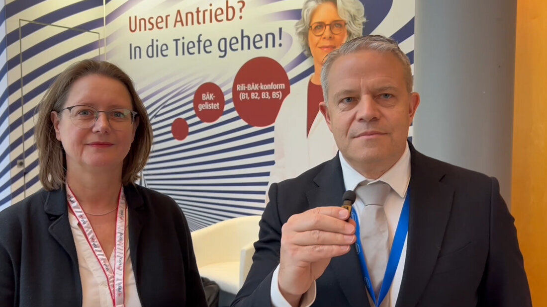 Gunther Schabio und Dr. Anja Keßler auf dem DKLM 2025. 