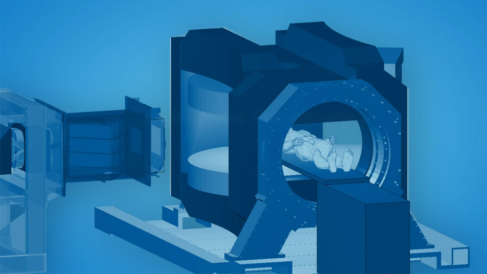 Magnetresonanz-Tomografie mit einem Protonenstrahl kombinieren