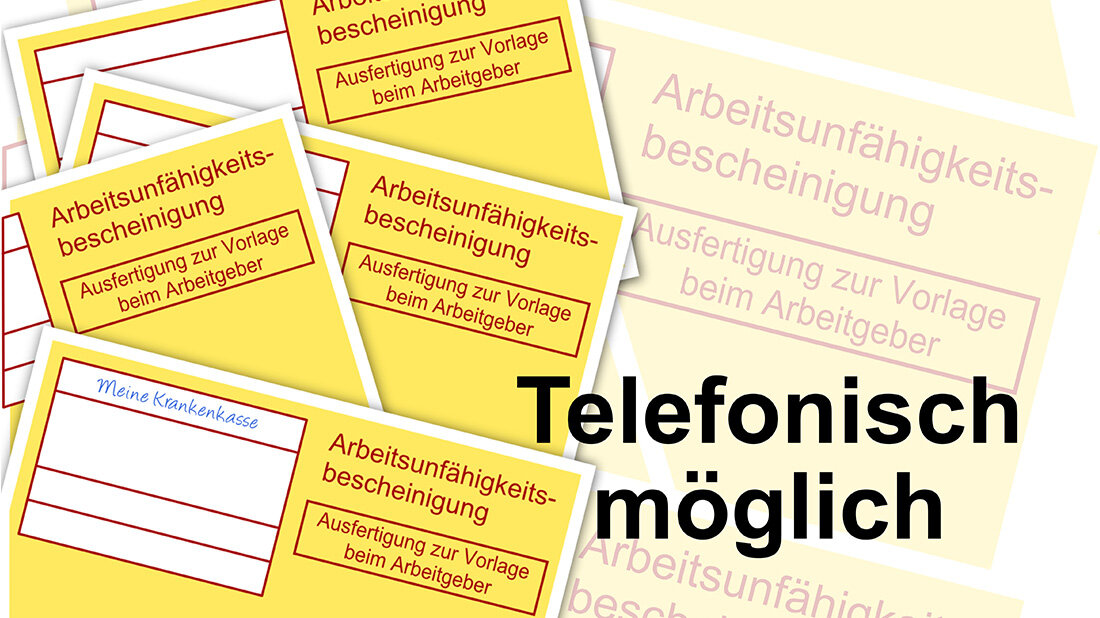 GBA verlängert telefonische Krankschreibung bis Ende November