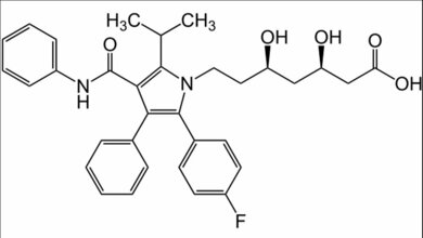 Struktur von Atorvastatin
