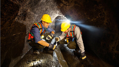 Abwasserproben und Infektionsgrad