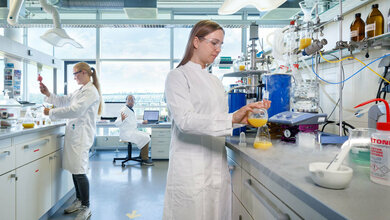 Labor der Arbeitsgruppe Food Metabolome Chemistry