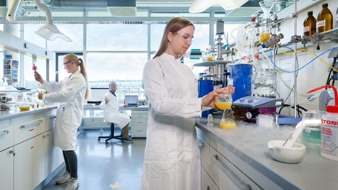 Labor der Arbeitsgruppe Food Metabolome Chemistry