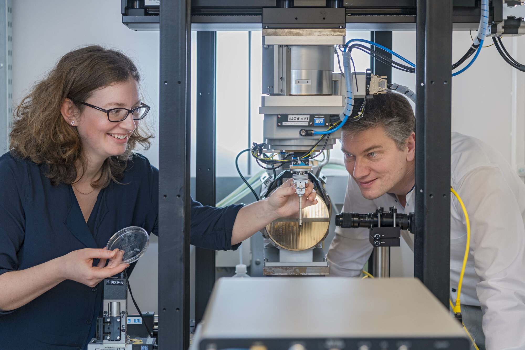 Dr. Madleen Busse und Prof. Franz Pfeiffer