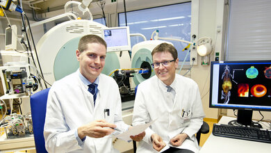 Dr. James Thackeray und Professor Dr. Frank Bengel