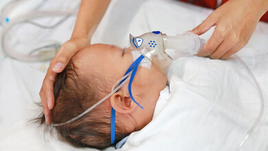 Baby mit RSV