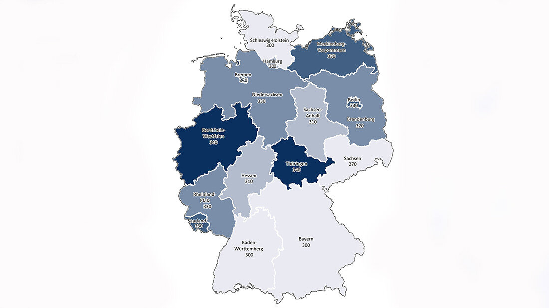 Herzinfarkte_Deutschland.jpg Deutschlandkarte mit Angaben zu Herzinfarktraten pro Bundesland