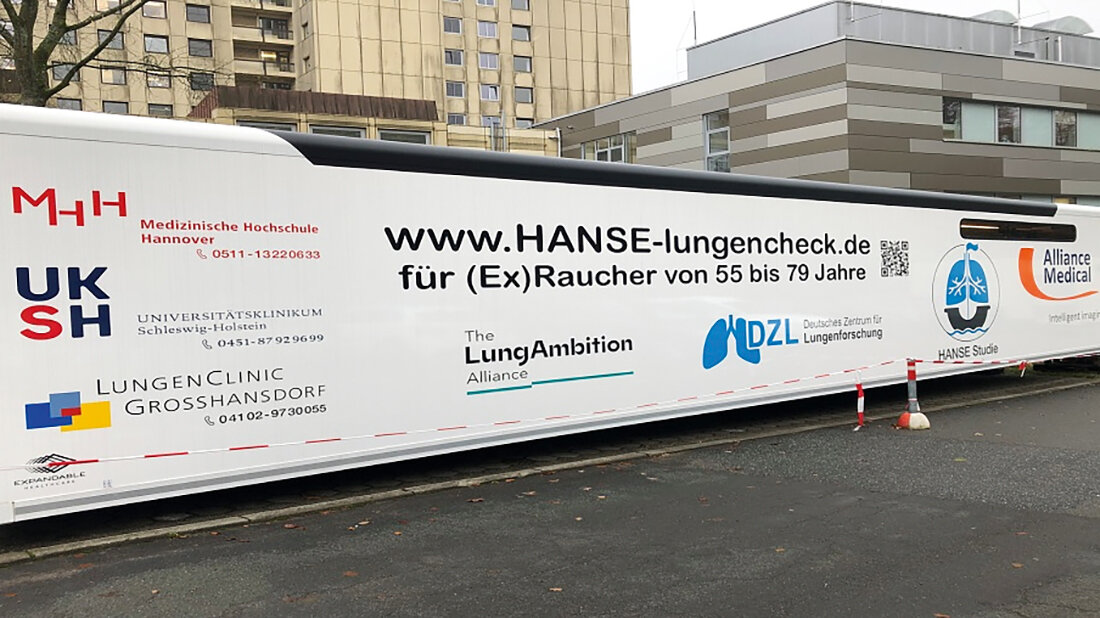 Früherkennung von Lungenkrebs Titelbild zum Beitrag über die HANSE-Studie zur Früherkennung von Lungenkrebs