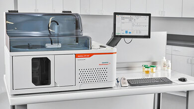 Foto des neuen Analysesystems Atellica DT 250 von Siemens Healthineers