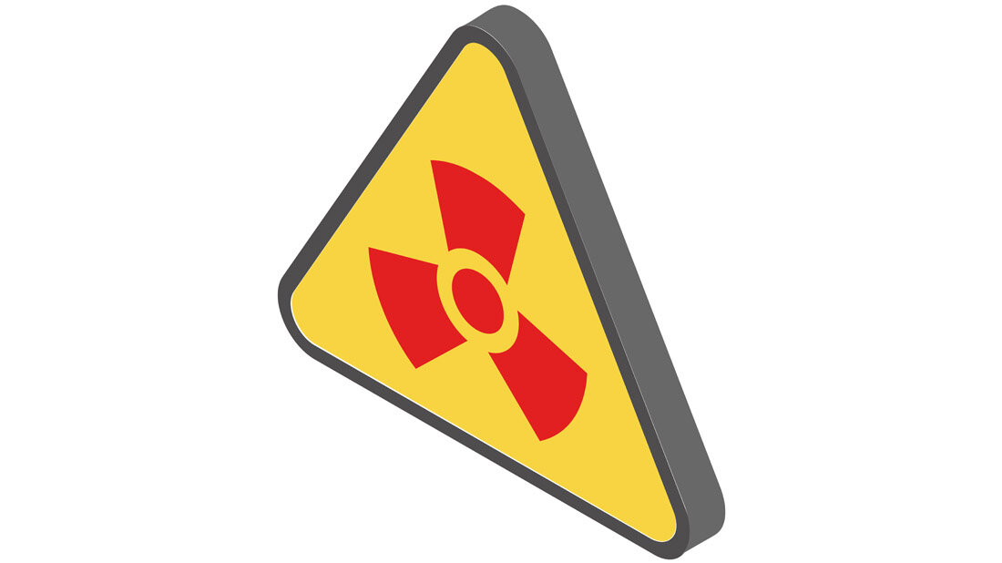 Zeichen für Radioaktivität