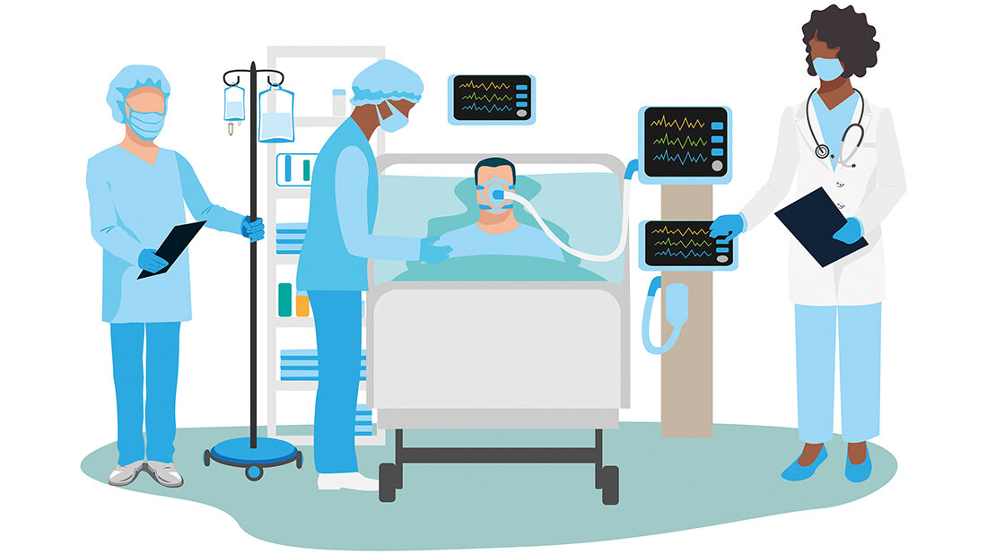 Nosokomiale Infektionen
bei immunsupprimierten Patienten Grafische Darstellung einer Situation auf einer Intensivstation