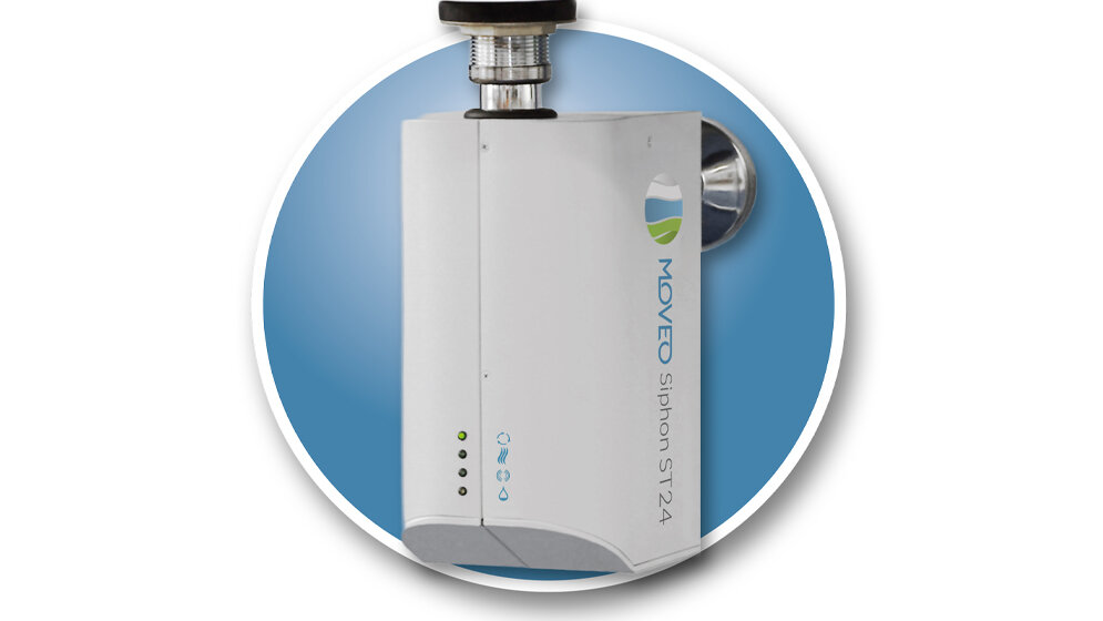 Standard-Siphon mit nachgerüstetem ST24