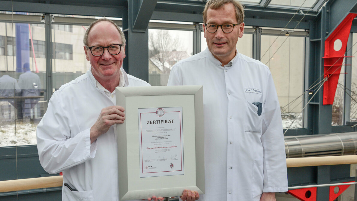 Prof. Dr. Dieter Horstkotte und Prof. Dr. Jan Gummert