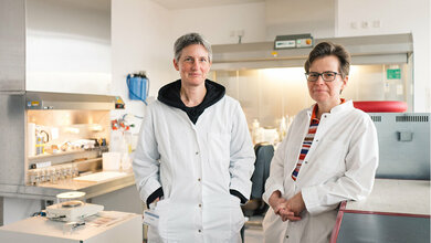 Inke Feder (links) und Andrea Tannapfel 