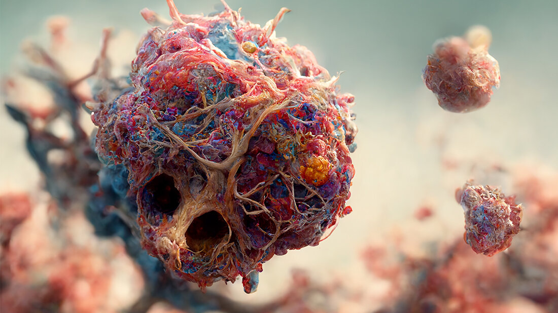 Krebszellen.jpg Hemmt der Botenstoff Angiopoietin-like 4 (ANGPLT4) das Metastasenwachstum?