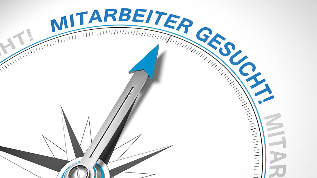 Fachkräftesicherung als
Teil der Resilienzsicherung
der Gesundheitsversorgung (Teil 1) Abbildung eines Kompass, dessen Nadel auf die Formulierung „Mitarbeiter gesucht“ zeigt