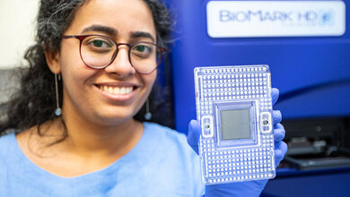 Molekularbiologin Dr. Dhanya Ramachandran 