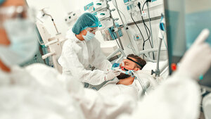 Foto von einer Intensivstation