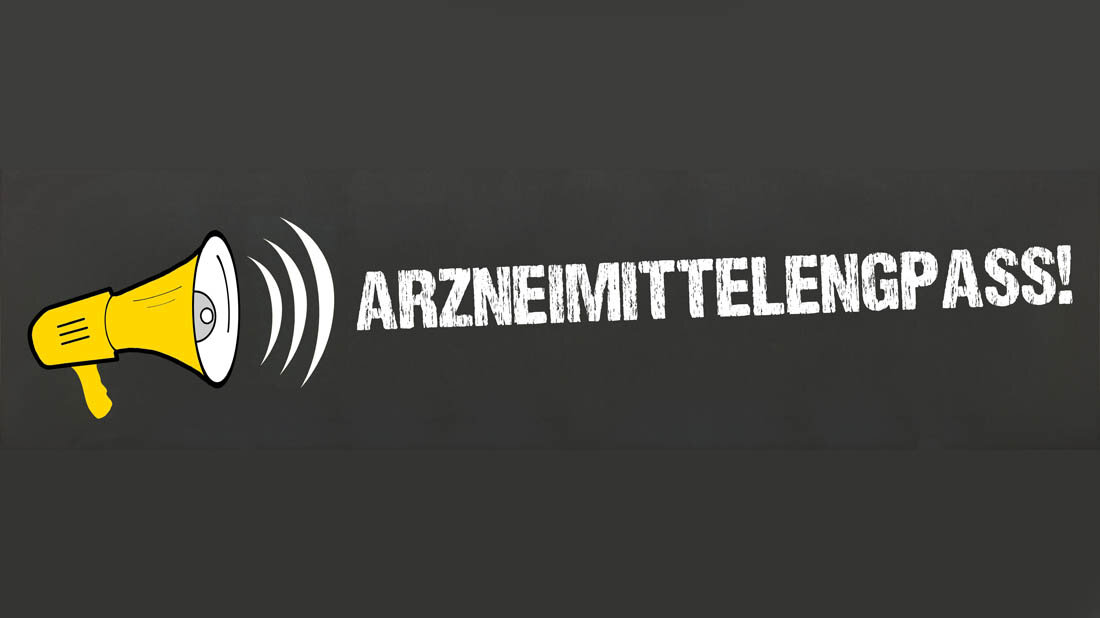 Arzneimittelengpass_01.jpg Lautsprecher und das Wort Arzneimttelengpass!